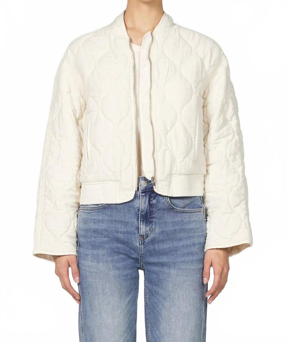 NEW DEAR JOHN DENIM maverick breezy jacket in whitecap gray